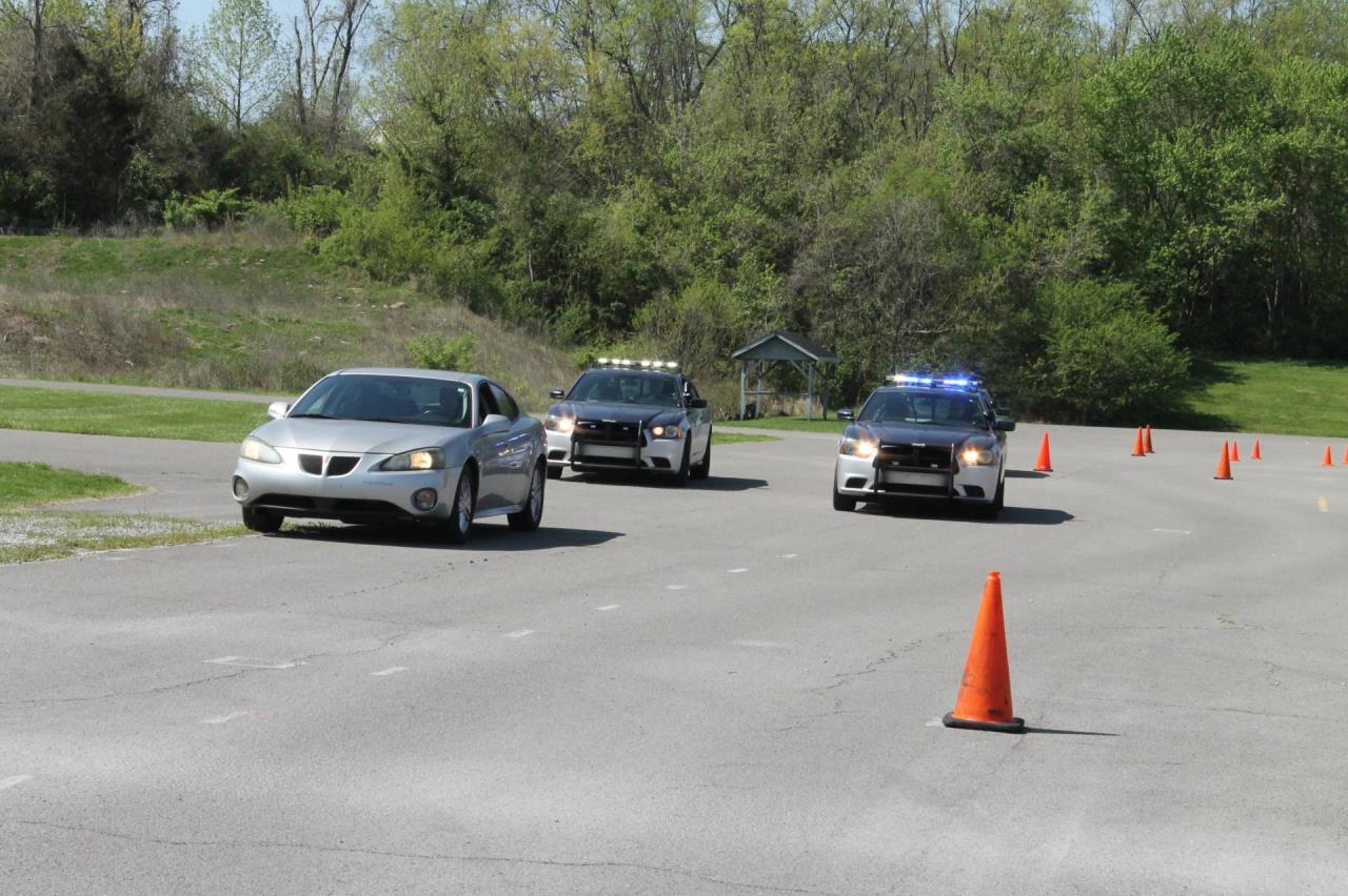 Photo of Brentwood Police Cars during a Training Scenerio