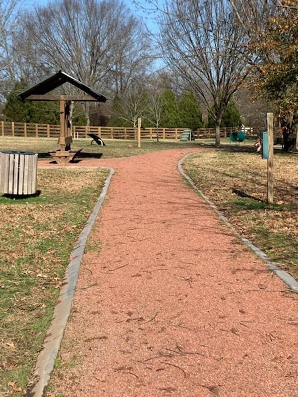 edging along walkway