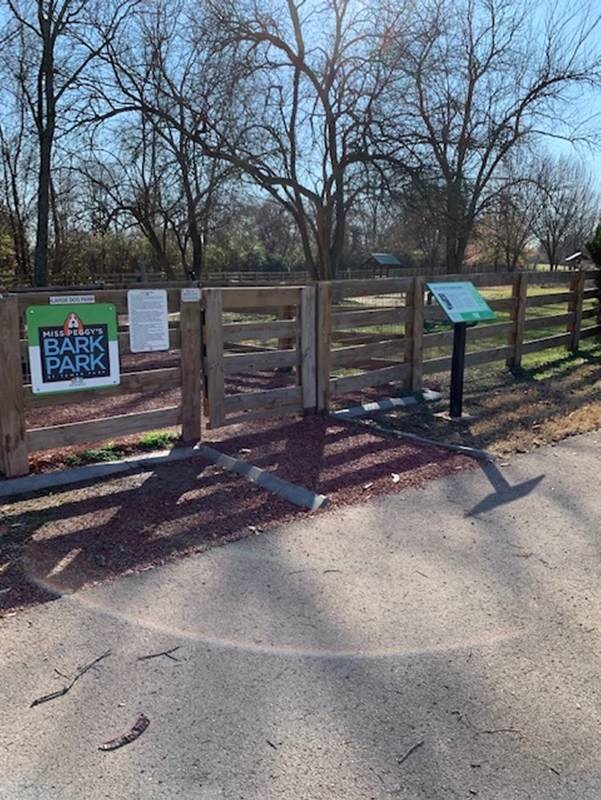 edging at front gate