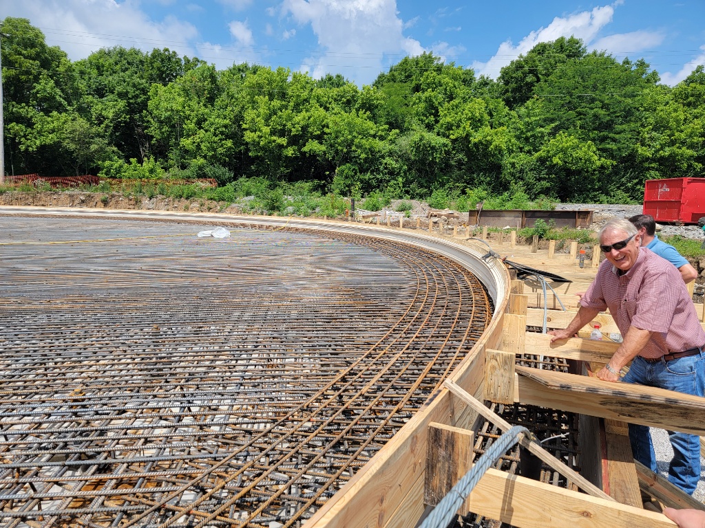 EQ Tank, Rigsby and Slab Rebar
