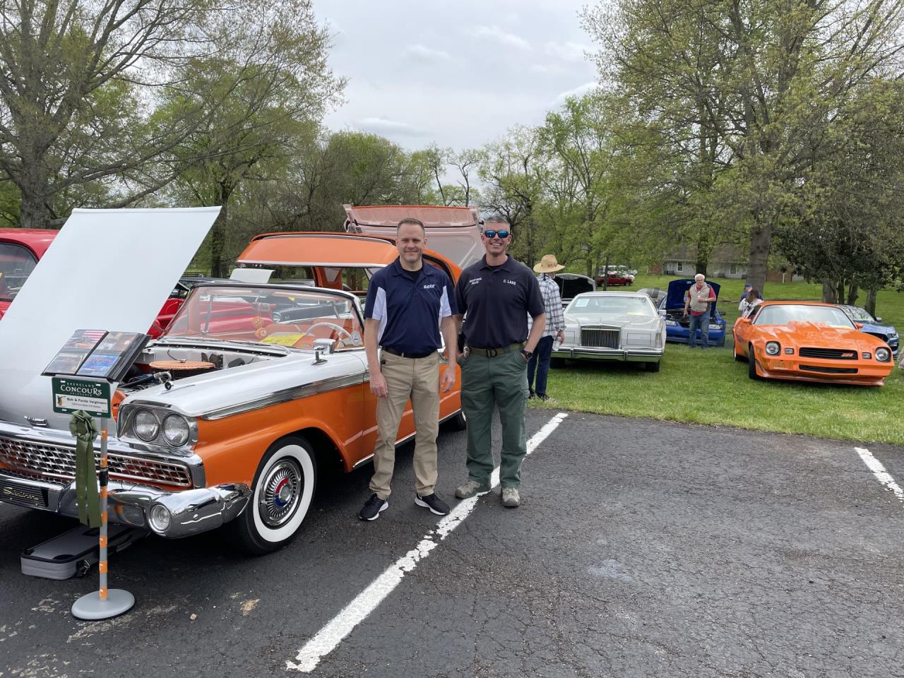 Photo of Dare Officers at Car for Kids Event
