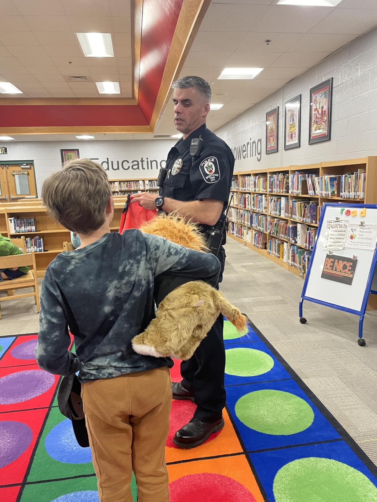 Photo of Dare Officer and Student