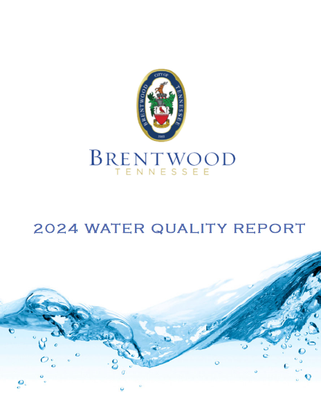 2024 water quality report cover page