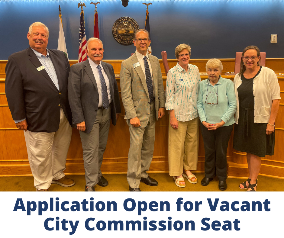 Application Open for Vacant City Commission Seat
