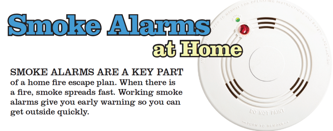 smoke alarms
